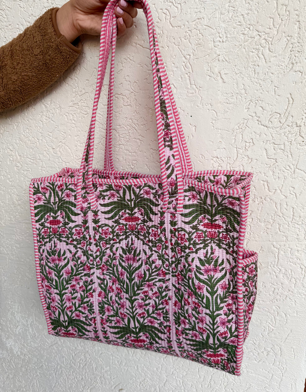 JAIPURI QUILTED TOTE BAG