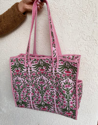JAIPURI QUILTED TOTE BAG
