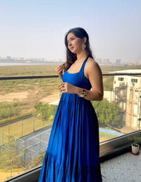 MANYA COBALT BLUE DRESS