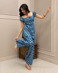 Teena Puff Sleeve Farshi Set
