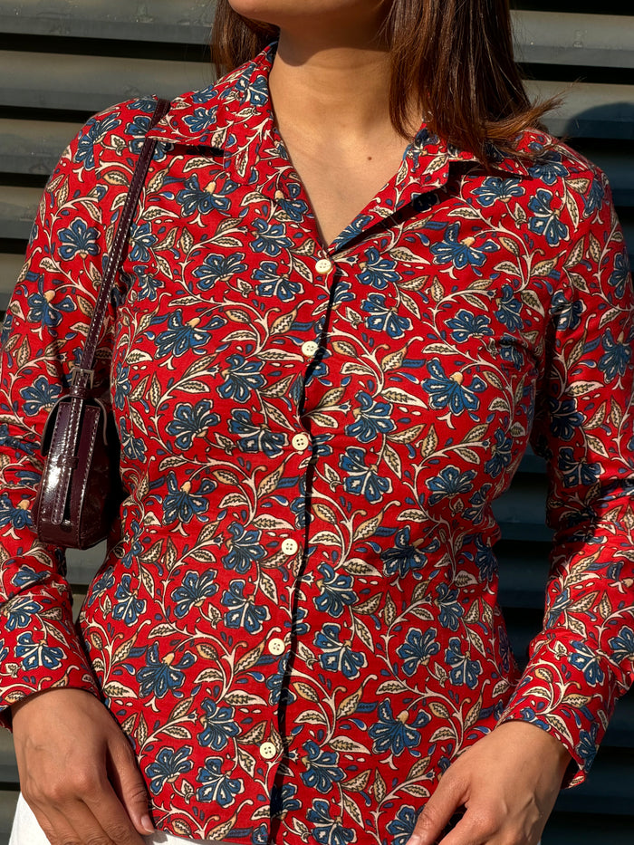 Gulnaar red Shirt