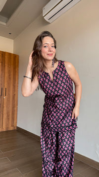 Midnight Bloom Farshi Salwar Set