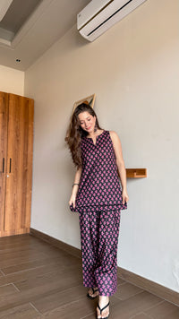 Midnight Bloom Farshi Salwar Set