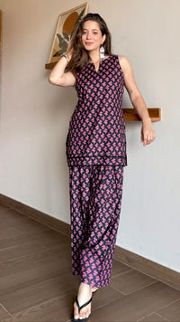 Midnight Bloom Farshi Salwar Set