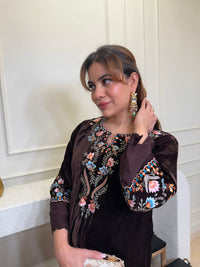 Jeevika Velvet Co-ord Set