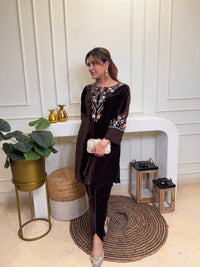 Jeevika Velvet Co-ord Set