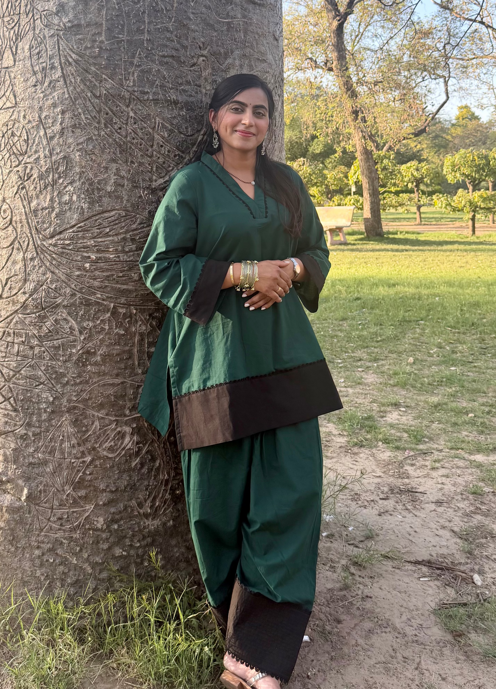 BOTTLE GREEN FARSHI SET