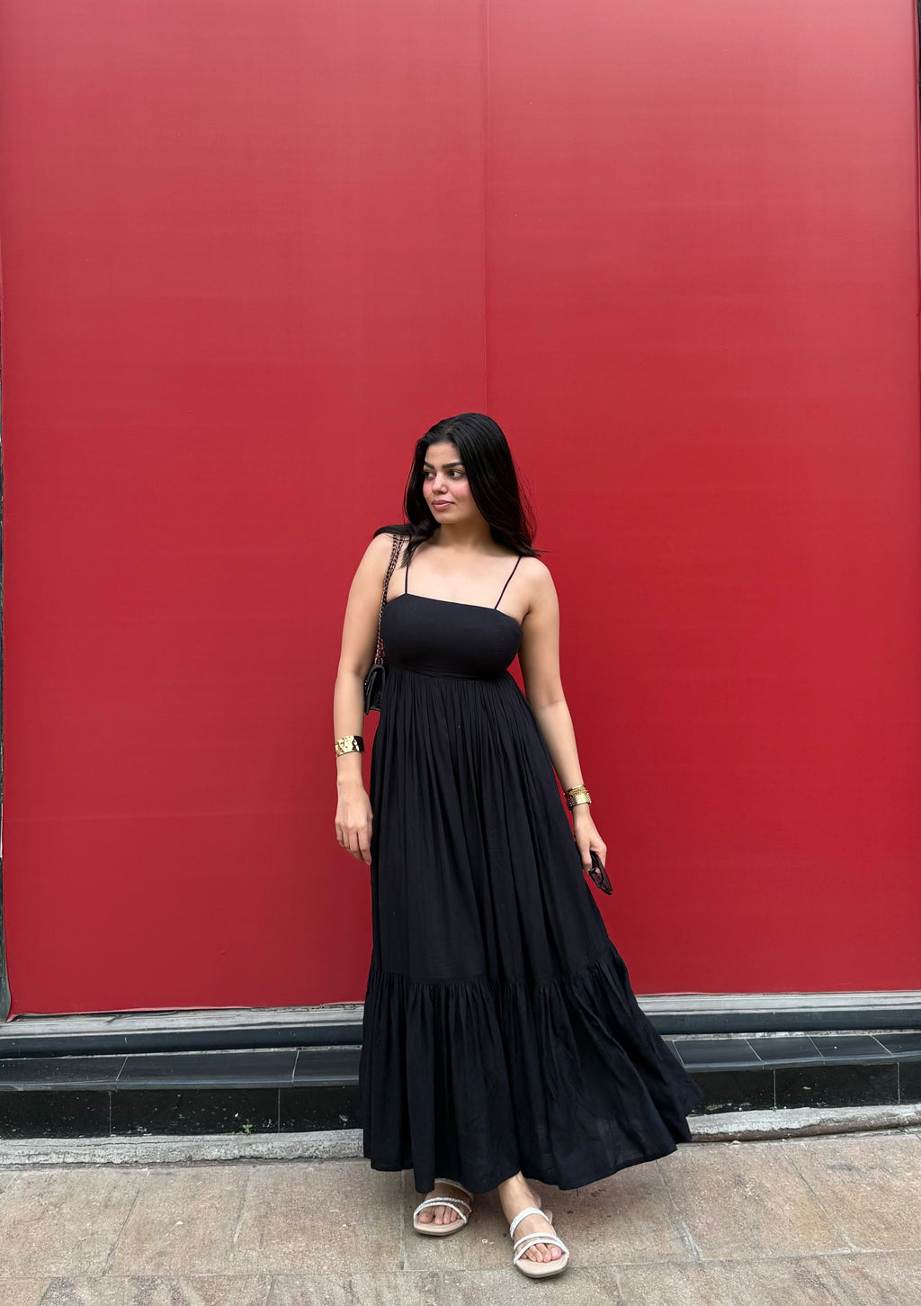 Moonlit Tiered Dress