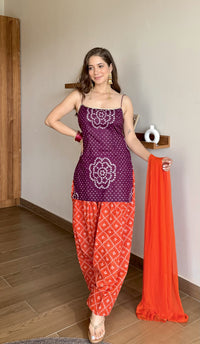Gulab Jamun Farshi Salwar Set