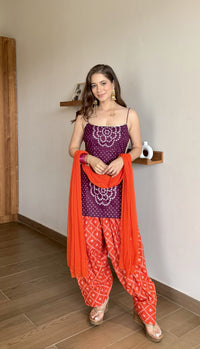 Gulab Jamun Farshi Salwar Set