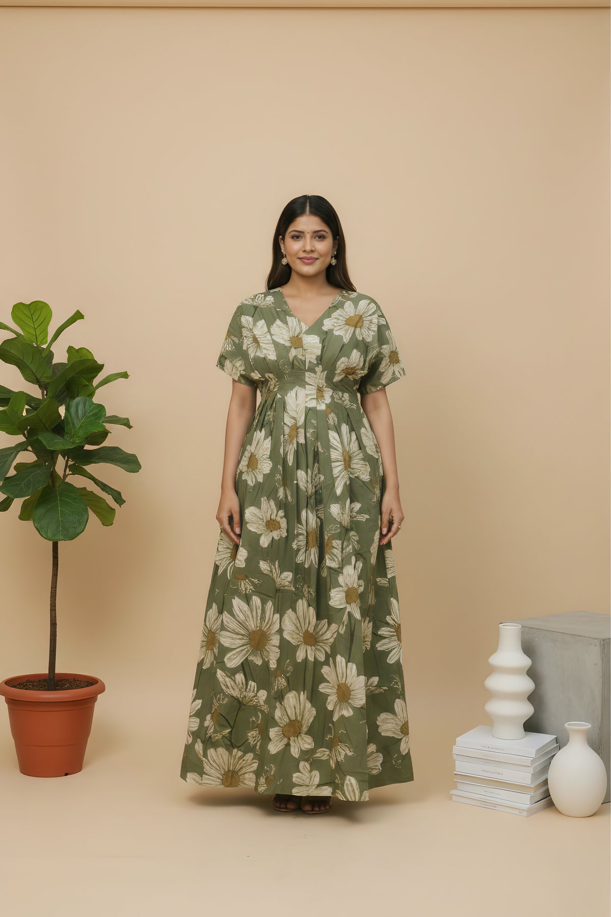 Olive Daisy Dress