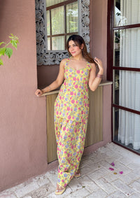 Summer Bloom Halter Neck Farshi Salwar Set