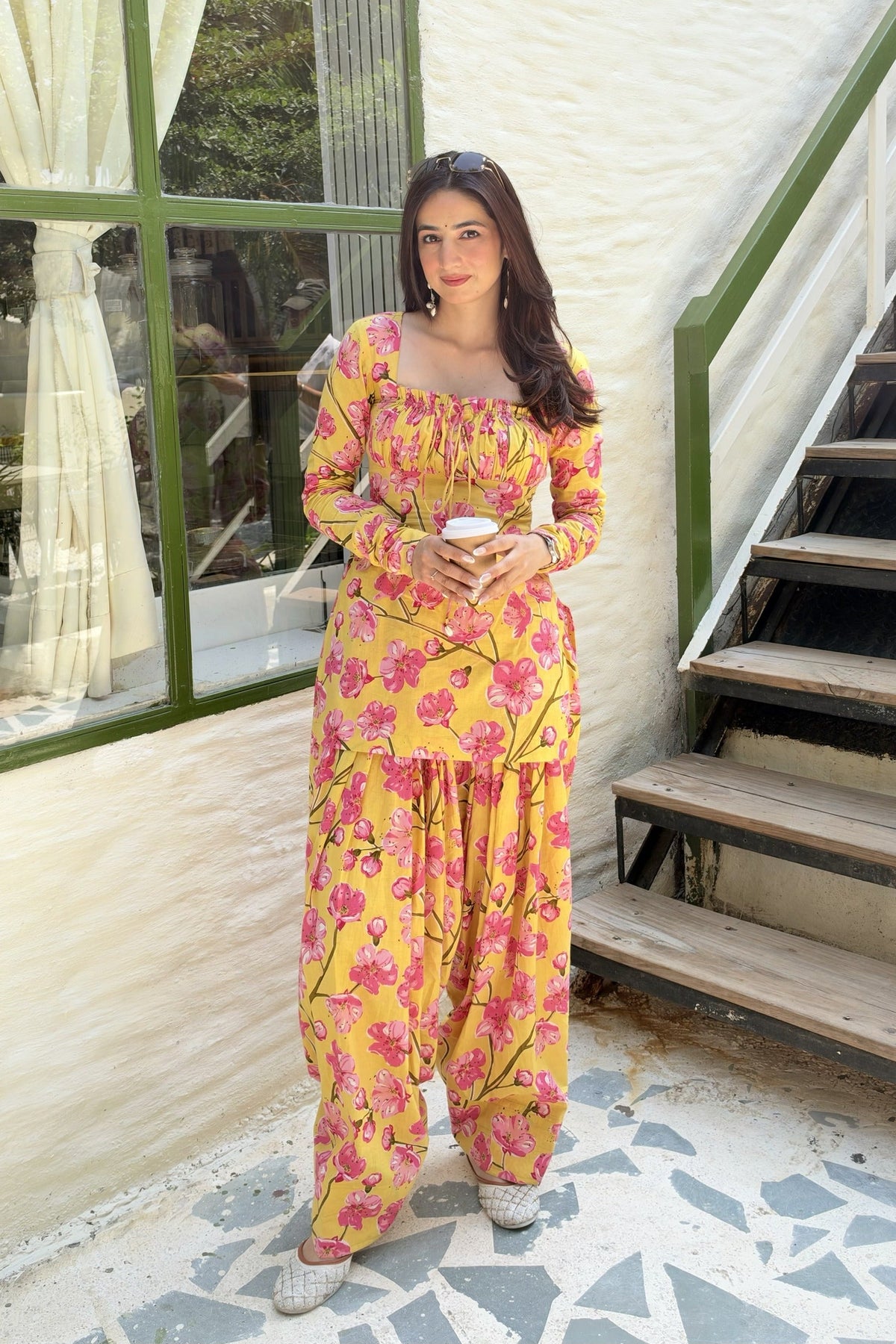Aam Panna Farshi Salwar Set - front