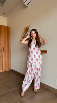 Ivory Gulab Farshi Salwar Set