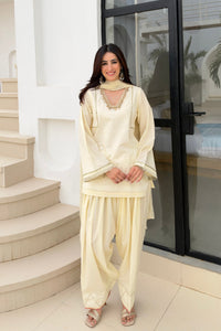 Kaju Katli Farshi Salwar Set - front view