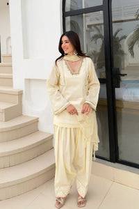 Kaju Katli Farshi Salwar Set - side glance