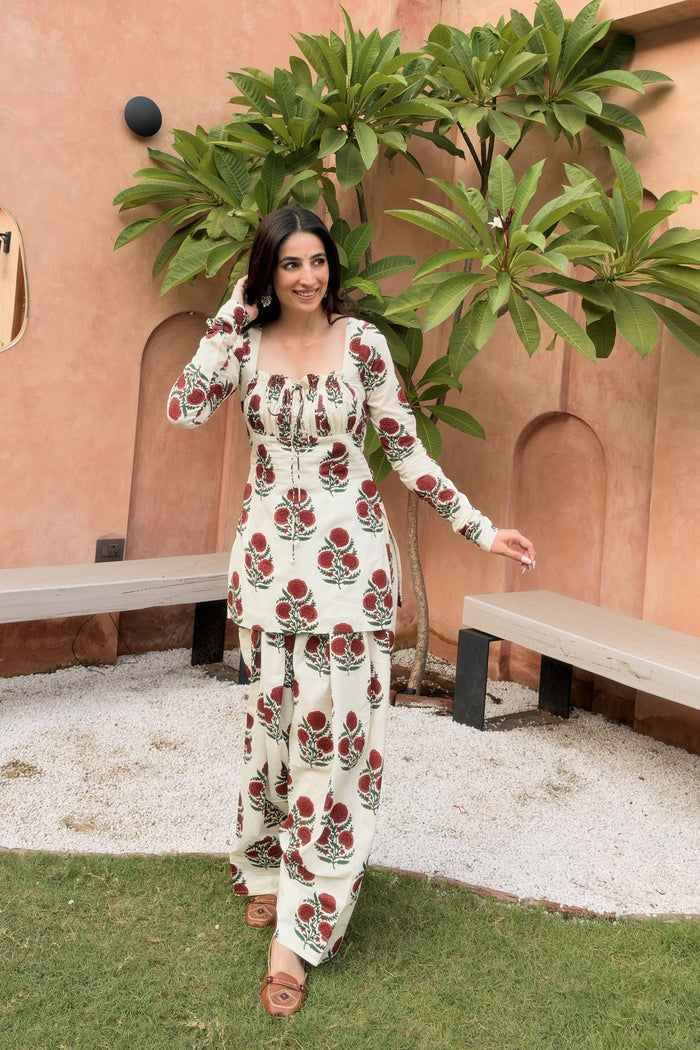 Karishma Farshi Salwar Set | Handcrafted Heritage Ethnic Wear for Diwali