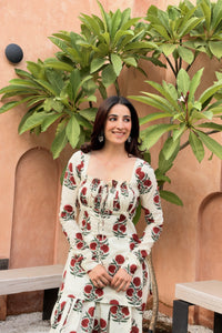 Karishma Farshi Salwar Set - kurta closeup