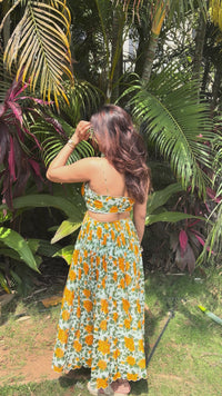 Sunflower Cut out Dress